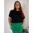 Elegant trousers with belt for women (S/M/L ONE SIZE) ITALIAN FASHION IM425057