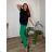 Elegant trousers with belt for women (S/M/L ONE SIZE) ITALIAN FASHION IM425057