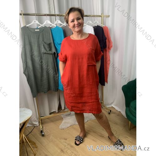 Women's Long Sleeve Shirt Dress (S/M ONE SIZE) ITALIAN FASHION IMWD232607