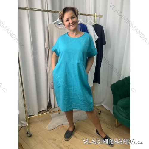Women's Long Sleeve Shirt Dress (S/M ONE SIZE) ITALIAN FASHION IMWD232607