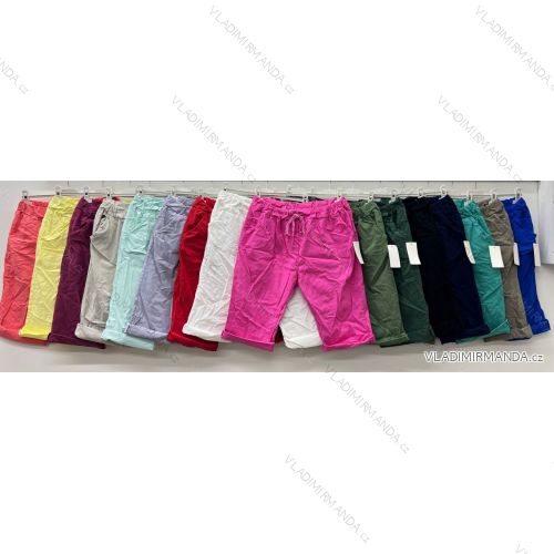 Women's Plus Size Shorts Shorts Sweatpants (52/54 ONE SIZE) ITALIAN FASHION IM424431