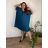 Women's Oversized Knitted Long Sleeve Sweater (S/M ONE SIZE) ITALIAN FASHION IMSN2416125