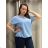 Tunic with pendant short sleeve women's plus size (3XL/4XL ONE SIZE) ITALIAN FASHION IMC23020