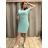 Classic dress with pockets, short sleeves, women's TERESA (40/42/44 ONE SIZE) ITALIAN FASHION IMC25188