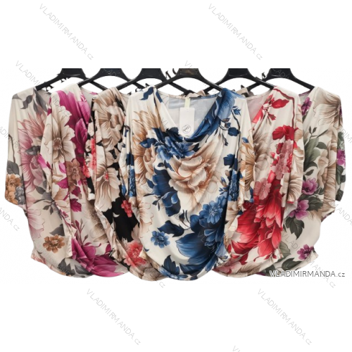 Women's long sleeve zip-up sweatshirt (S/M/L ONE SIZE) ITALIAN FASHION IMPLI2539762