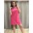 Elegant trousers with belt for women (S/M/L ONE SIZE) ITALIAN FASHION IM425057 48/50 pink