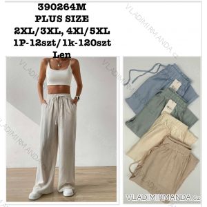 Women's long summer trousers, oversized (2XL/3XL - 4XL/5XL) MIE25390264M