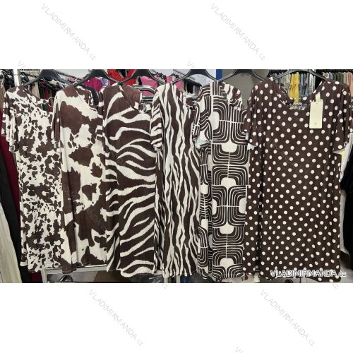 Icecool Women's Oversize Summer Short Sleeve Dress (S/M/L ONE SIZE) ITALIAN FASHION IMM24M6742