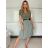 Women's casual summer short sleeve dress VIOLA (S/M/L ONE SIZE) ITALIAN FASHION IMSM25022