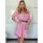 Short Sleeve Shirt Dress women (uni L-2XL) ITALIAN MODA IMS20002