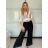 Women's Light Knitted Long Sleeve Sweater (L/XL ONE SIZE) ITALIAN FASHION IM723GALA -   Light blue -   S / M / L