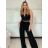 Women's long summer oversize pants (S/M/L ONE SIZE) ITALIAN FASHION IM425271