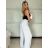 Women's long summer oversize pants (S/M/L ONE SIZE) ITALIAN FASHION IM425271