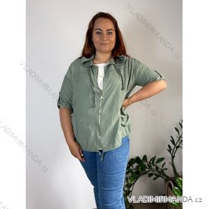 Women's Oversized Knitted Long Sleeve Sweater (S/M ONE SIZE) ITALIAN FASHION IMSN2416125