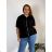 Women's Oversized Knitted Long Sleeve Sweater (S/M ONE SIZE) ITALIAN FASHION IMSN2416125  green khaki