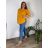 Denim short summer dress straps women (uni s / l) ITALIAN FASHION IM720103 XL/2XL dark green