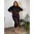 Women's short sleeve summer casual dress (S/M/L ONE SIZE) ITALIAN FASHION IMWGB25022