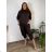 Women's short sleeve summer casual dress (S/M/L ONE SIZE) ITALIAN FASHION IMWGB25022