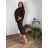 Women's short sleeve summer casual dress (S/M/L ONE SIZE) ITALIAN FASHION IMWGB25022