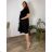 Women's Oversized Knitted Long Sleeve Sweater (S/M ONE SIZE) ITALIAN FASHION IMSN2416125