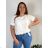 Women's short sleeve T-shirt, oversized (42/44/46 ONE SIZE) ITALIAN FASHION IM725035