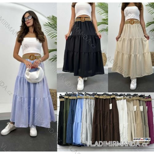 Women's Long Tulle Skirt (S/M ONE SIZE) ITALIAN FASHION IMWB233518