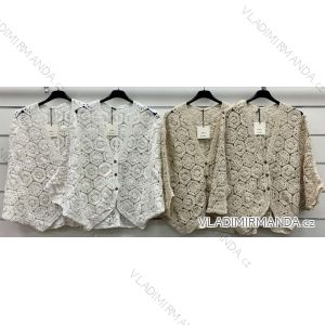 Women's Long Chiffon Short Sleeve Dress (S/M ONE SIZE) ITALIAN FASHION IMWGS231048