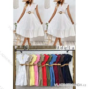 Carmen summer chiffon summer dress (S / M ONE SIZE) ITALIAN FASHION IMWA222561