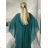 Long elegant short sleeve women's dress (S/M/L ONE SIZE) ITALIAN FASHION IMPSH2550410 M / L wine