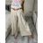 Elegant long trousers with belt for women (S/M/L ONE SIZE) ITALIAN FASHION IMC25248 S / M / L beige