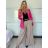 Women's long sleeve jacket (S/M ONE SIZE) ITALIAN FASHION IMPDY23MDUE991838 -   růžová světlá -   S / M