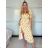 Carmen summer dress (S / M / L ONE SIZE) ITALIAN FASHION IMWY22051 -   žlutá -   S / M / L