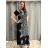 Women's Summer Icecool Sleeveless Long Dress (M/L-XL/2XL) AINUOSI ITALIAN FASHION IMB23H01 M / L dark blue