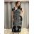 Women's Summer Icecool Sleeveless Long Dress (M/L-XL/2XL) AINUOSI ITALIAN FASHION IMB23H01 M / L black