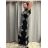 Women's Summer Icecool Sleeveless Long Dress (M/L-XL/2XL) AINUOSI ITALIAN FASHION IMB23H01 M / L black