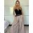 Elegant trousers with belt for women (S/M/L ONE SIZE) ITALIAN FASHION IMSM25DEVONE/DU - beige - S/M/L