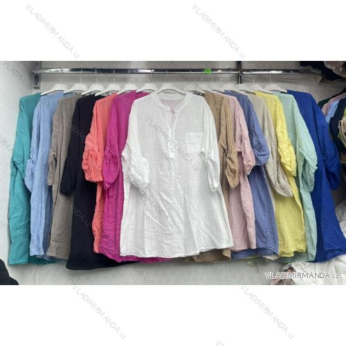 Women's Long Sleeve Knitted Sweater (S/M ONE SIZE) ITALIAN FASHION IMWDT23005