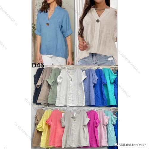 Women's Long Chiffon Short Sleeve Dress (S/M ONE SIZE) ITALIAN FASHION IMWGS231048