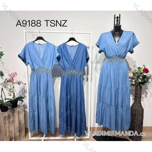 Carmen summer chiffon summer dress (S / M ONE SIZE) ITALIAN FASHION IMWA222561