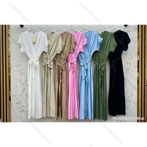 Carmen summer chiffon summer dress (S / M ONE SIZE) ITALIAN FASHION IMWA222561