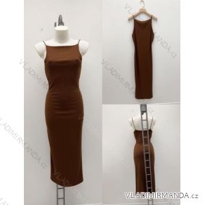 Women's Elegant Belt Long Sleeve Dress (S/M ONE SIZE) ITALIAN FASHION IMM23UN6139