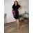 Elegant trousers with belt for women (S/M/L ONE SIZE) ITALIAN FASHION IM425057