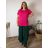 Classic short sleeve dress women (uni s-l) ITALIAN MODA IMC20206 -   black -   2XL/3XL