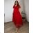 Dress Long Elegant Party Short Sleeve Women's Plus Size (2XL-4XL) ITALIAN FASHION IMPSH233589V black 50/52