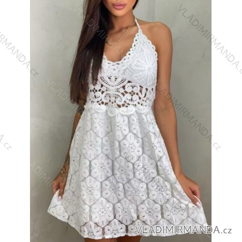 Women's short sleeve summer casual dress (S/M/L ONE SIZE) ITALIAN FASHION IMWGB25022
