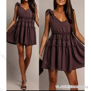 Women's short sleeve summer casual dress (S/M/L ONE SIZE) ITALIAN FASHION IMWGB25022