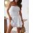 Women's short sleeve summer casual dress (S/M/L ONE SIZE) ITALIAN FASHION IMWGB25022