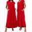 Long casual short sleeve women's dress, oversized (42/44/46 ONE SIZE) ITALIAN FASHION IMD2525370