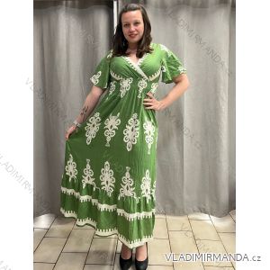 Women's short sleeve summer casual dress (S/M/L ONE SIZE) ITALIAN FASHION IMWGB25022