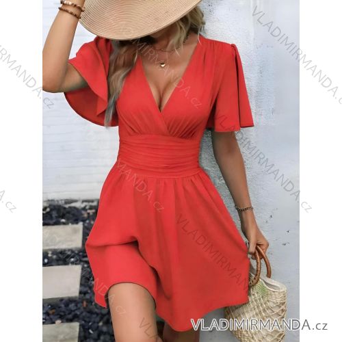 Long casual short sleeve women's dress, oversized (42/44/46 ONE SIZE) ITALIAN FASHION IMD2525370
